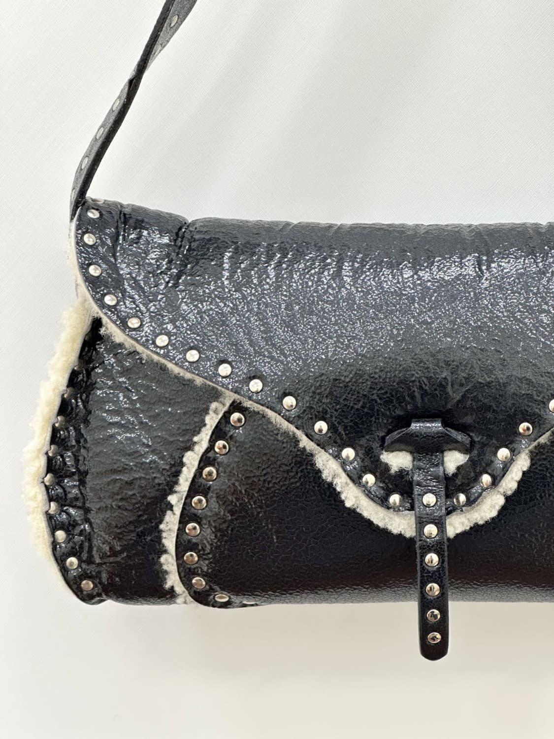 celine / 셀린느 빈티지 시어링 풀보백  상품이미지5