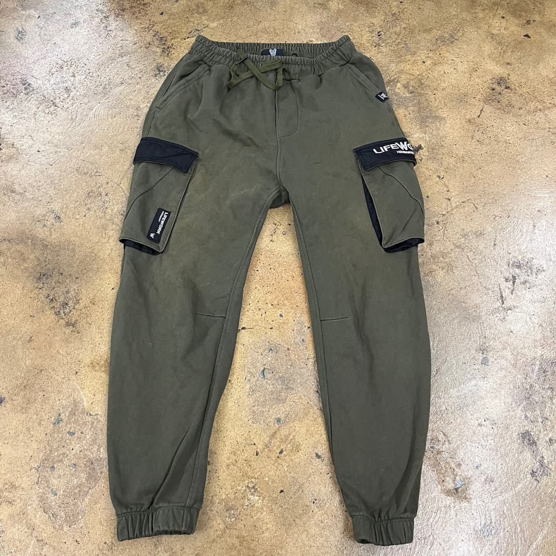 [정품/M] 라이프워크 카고 조거팬츠 카키 b18 상품이미지2