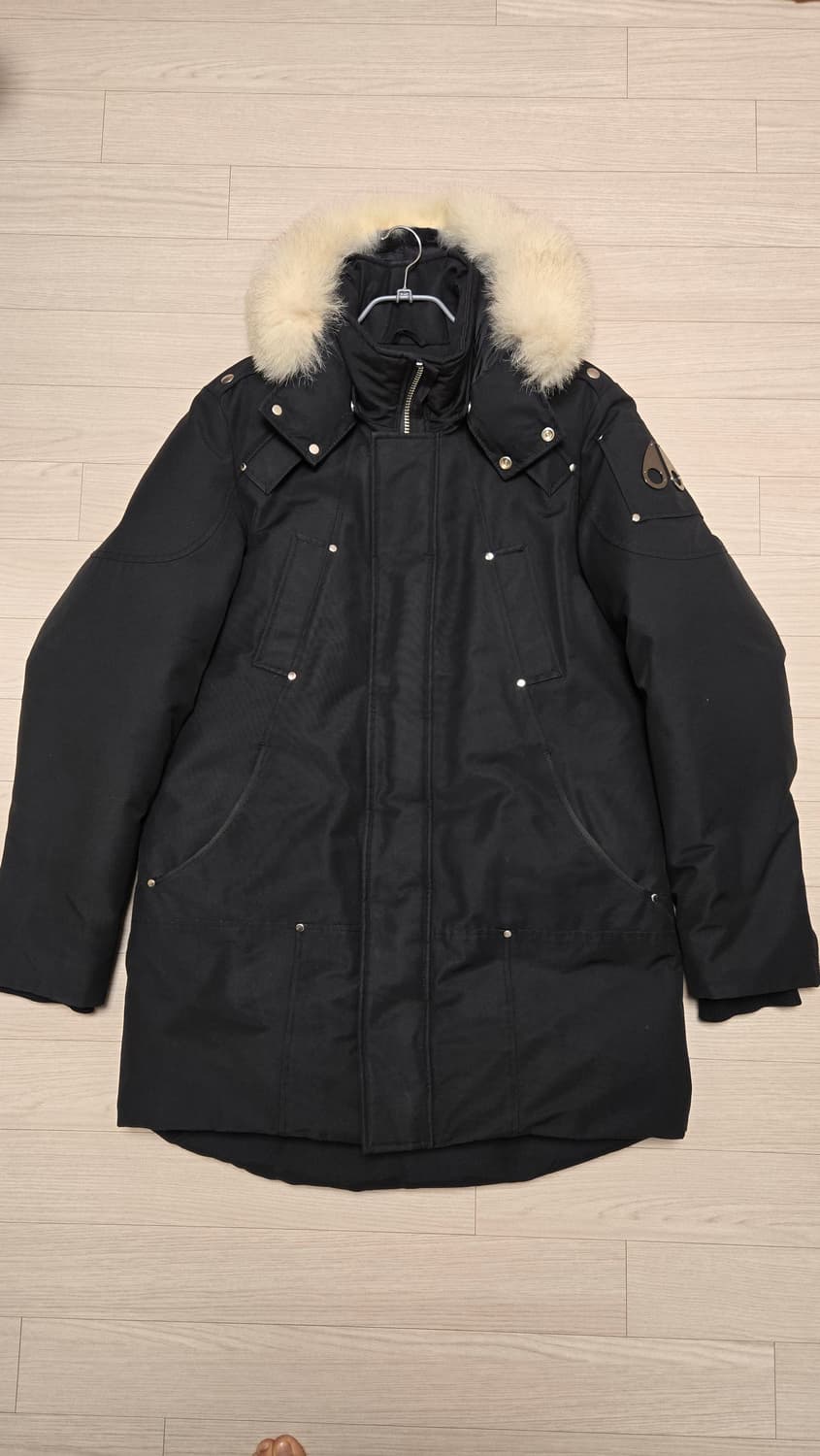 (정품)무스너클 스틸링 패딩 L 블랙 화이트퍼 신품급 컨디션! 교신O 상품이미지1