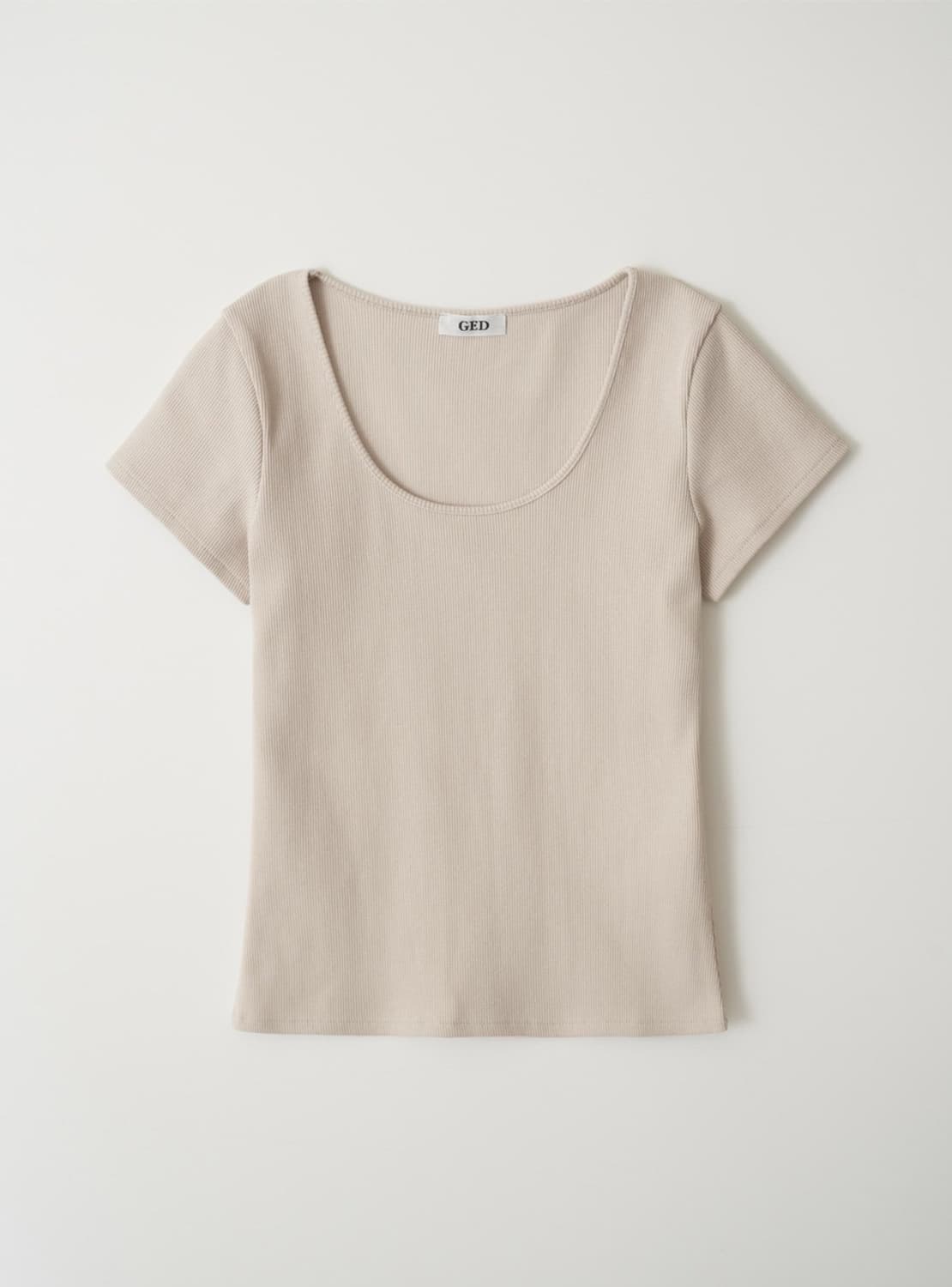 GED 게드 티셔츠 샌드베이지 상품이미지1