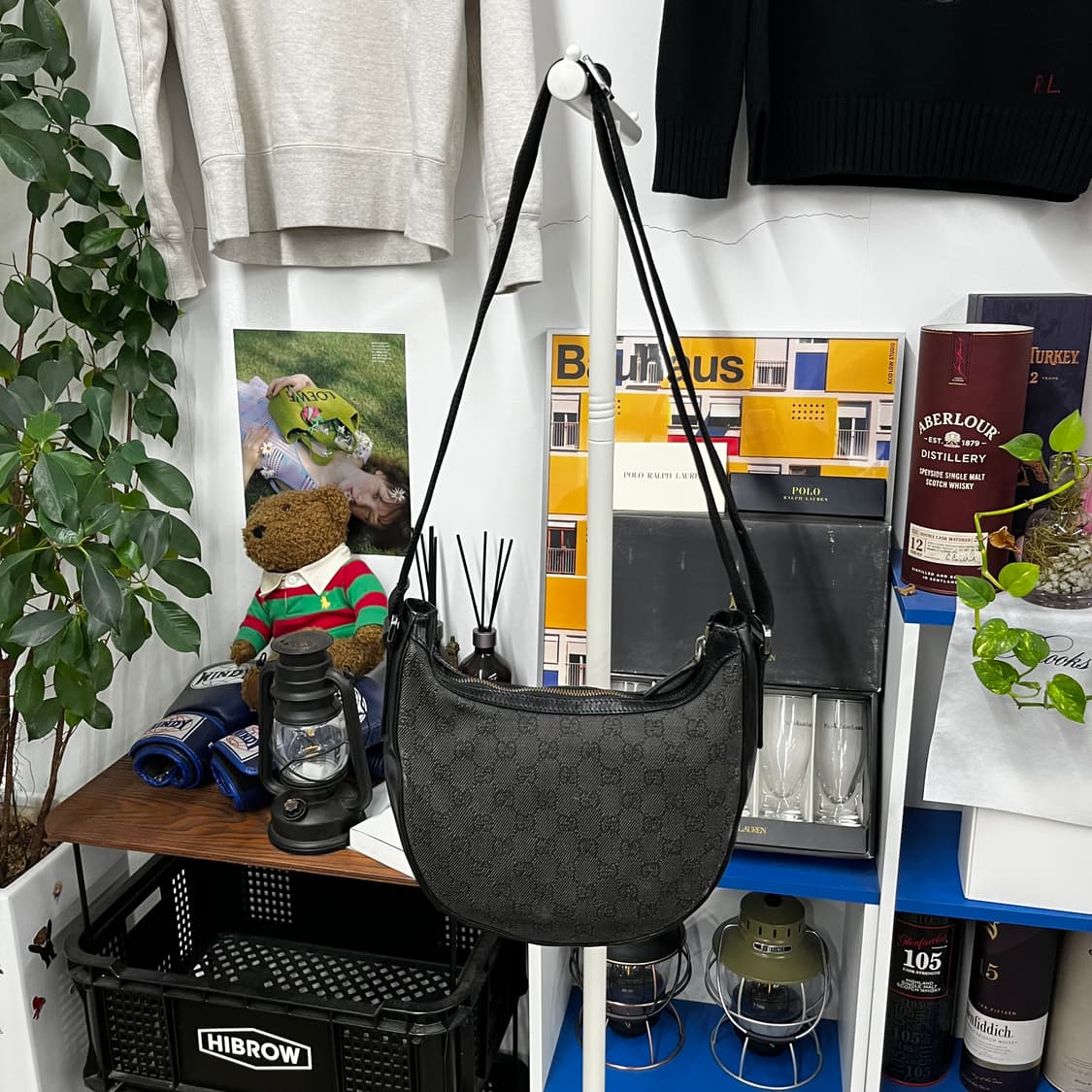 구찌 캔버스/레더 크로스백 상품이미지4