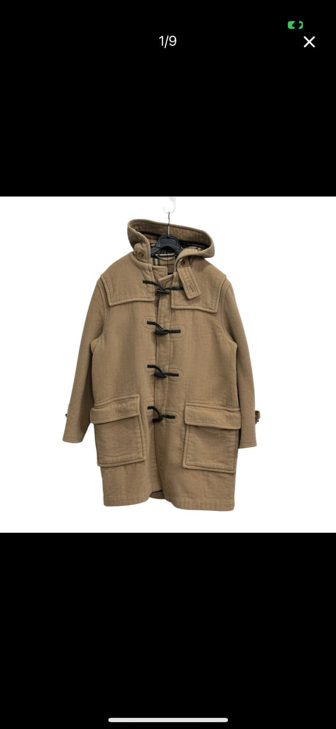 [10]버버리 베이지 더플코트 상품이미지1