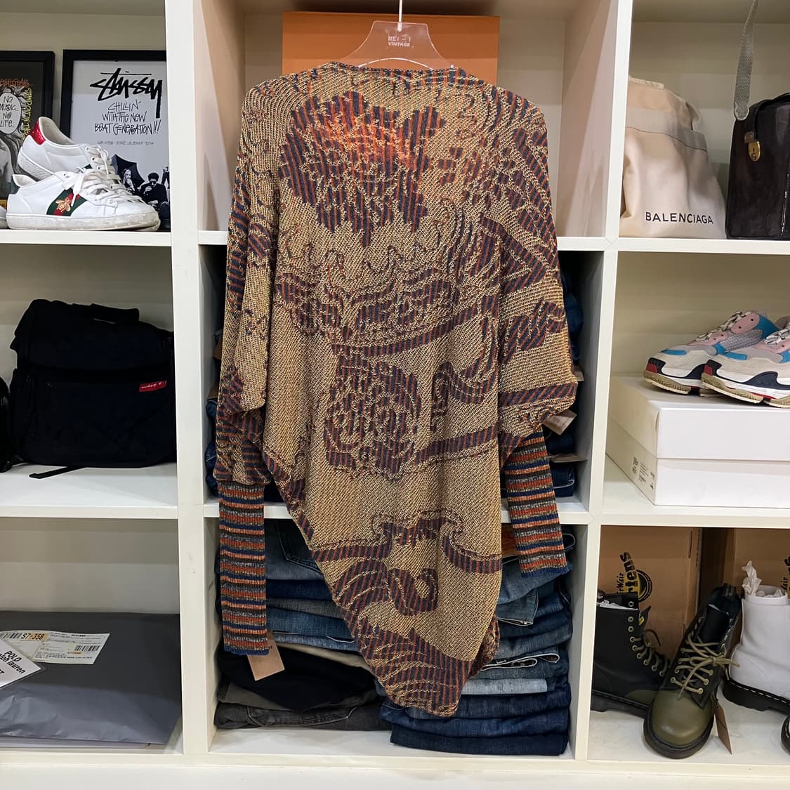 비비안 웨스트우드 빈티지 비대칭 니트 가디건 상품이미지3