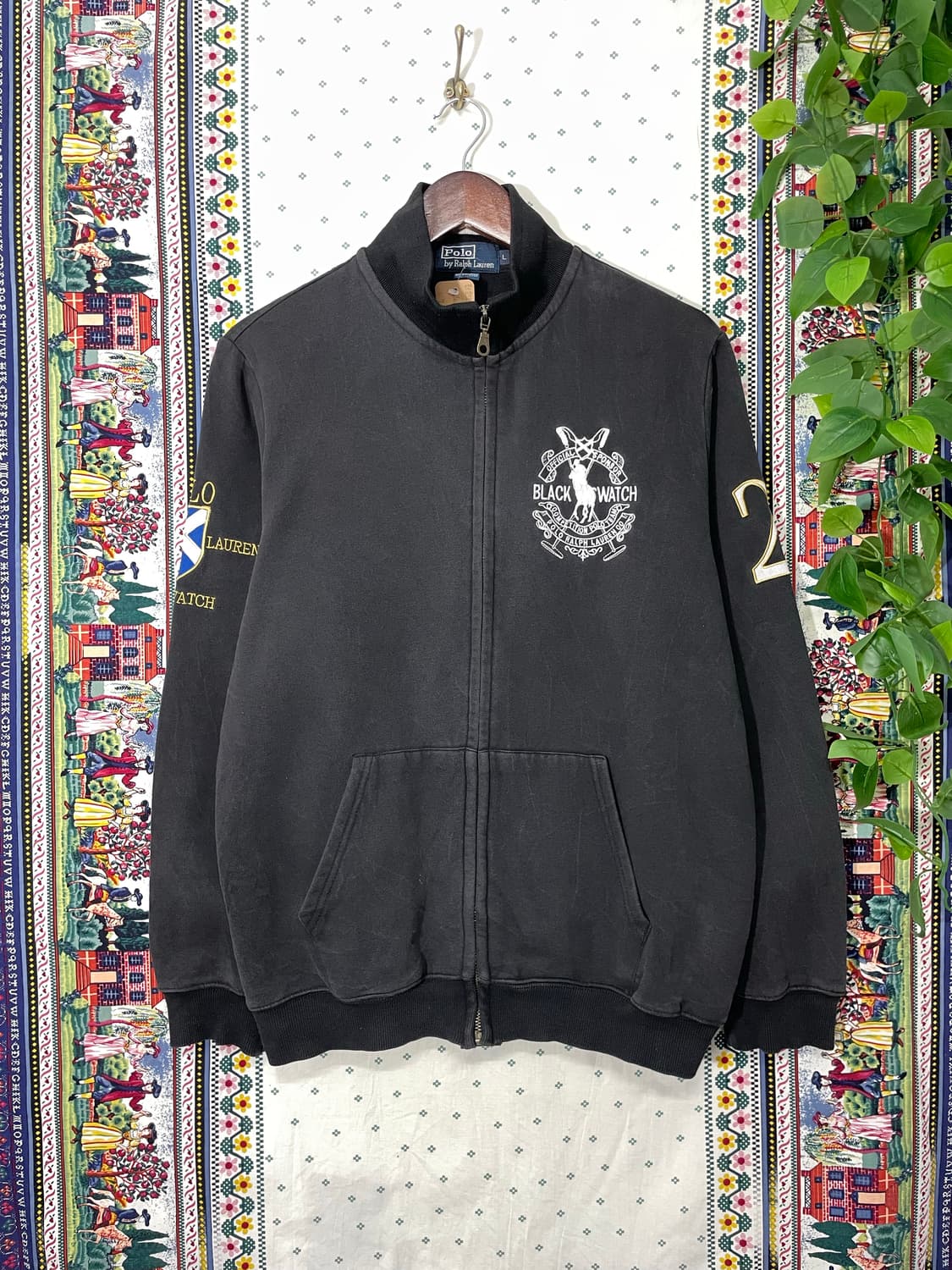 폴로랄프로렌 빅포니 블랙와치 집업 상품이미지1