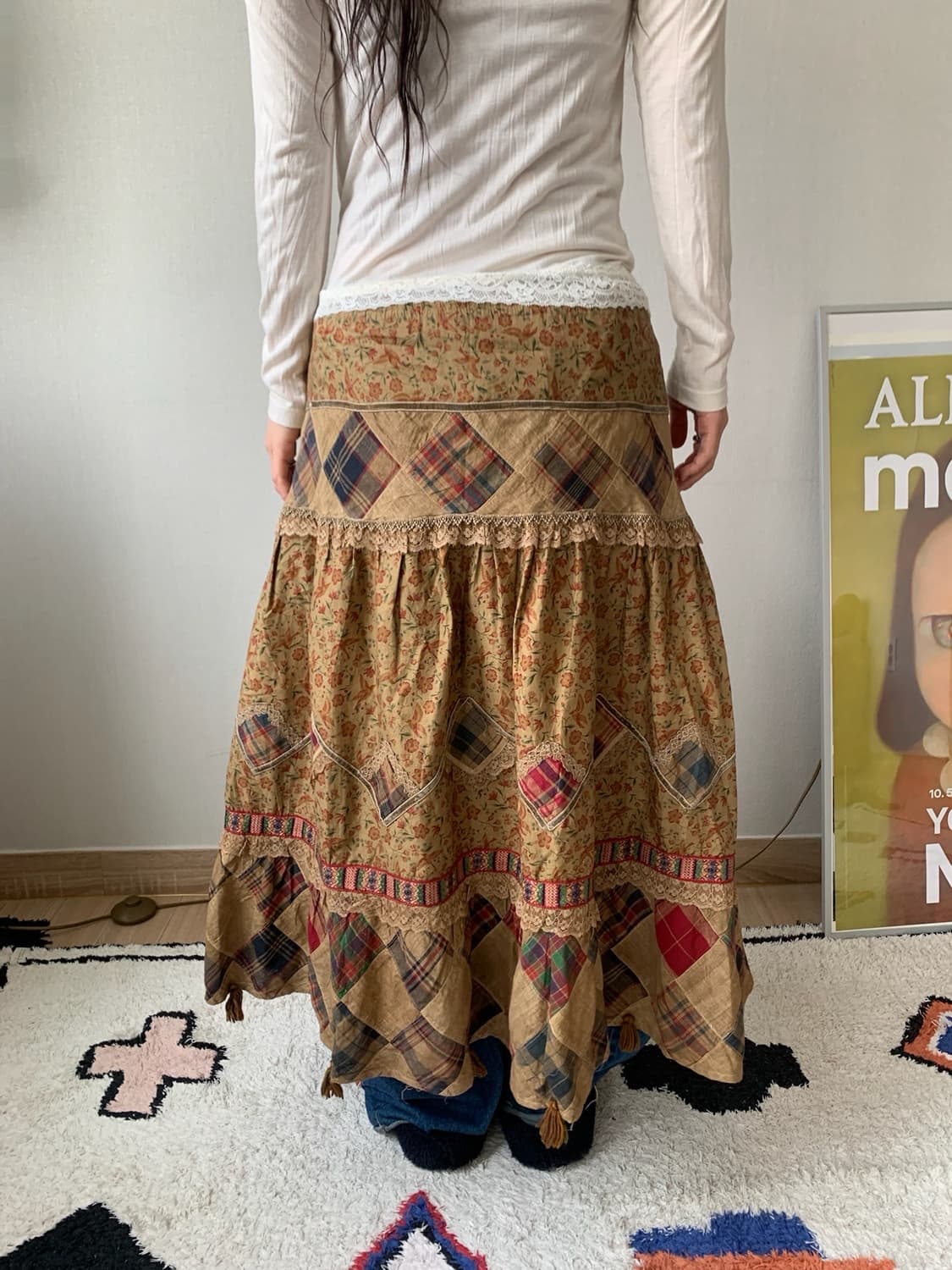 ethnic patchwork skirt 상품이미지5