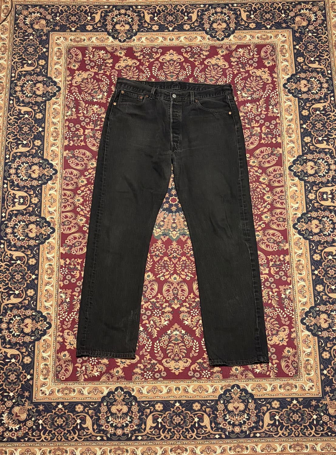[38/32] 90’s 빈티지 리바이스 levis 501 0660 블랙 상품이미지1