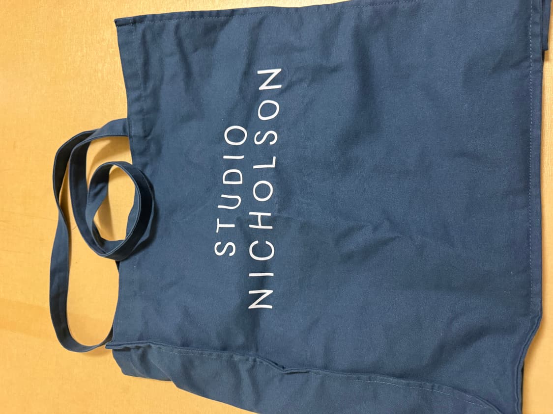 스튜디오니콜슨 에코백 도트백 네이비 상품이미지2