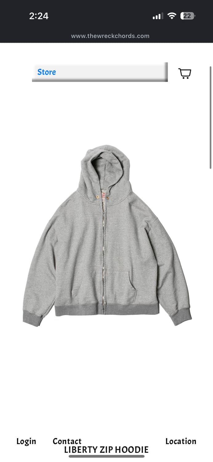 뤡코즈 후드집업 3사이즈 상품이미지1