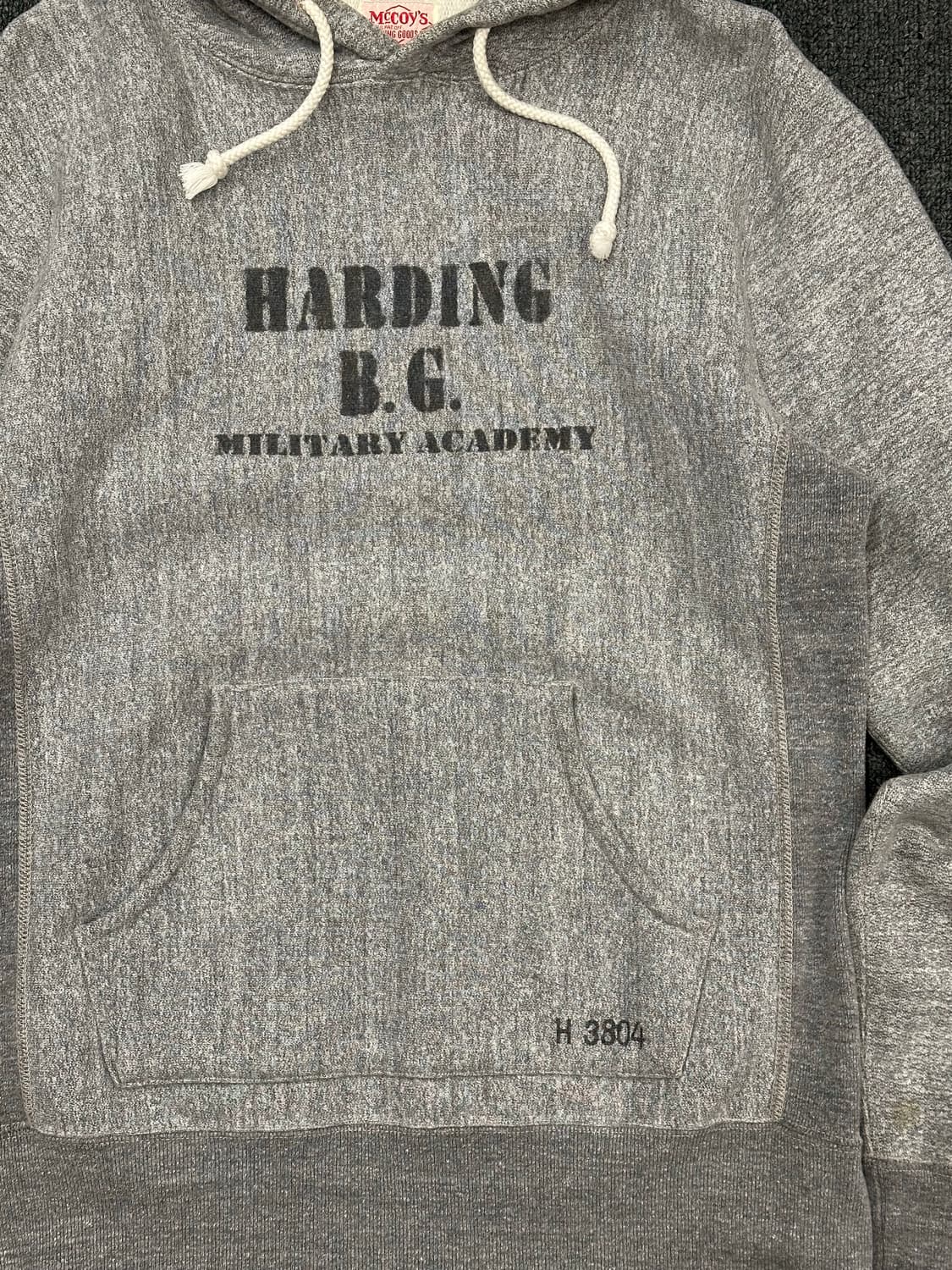 M)Real McCoy’s 빈티지 밀리터리 아카데미 루프휠 후디 상품이미지3