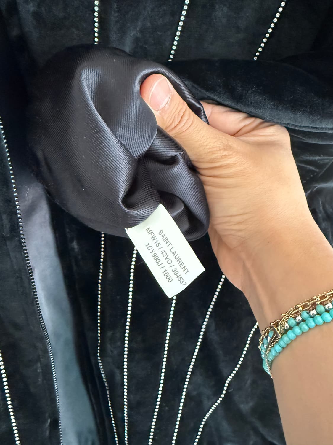 SAINT LAURENT - Velvet Blouson Jacket 상품이미지7