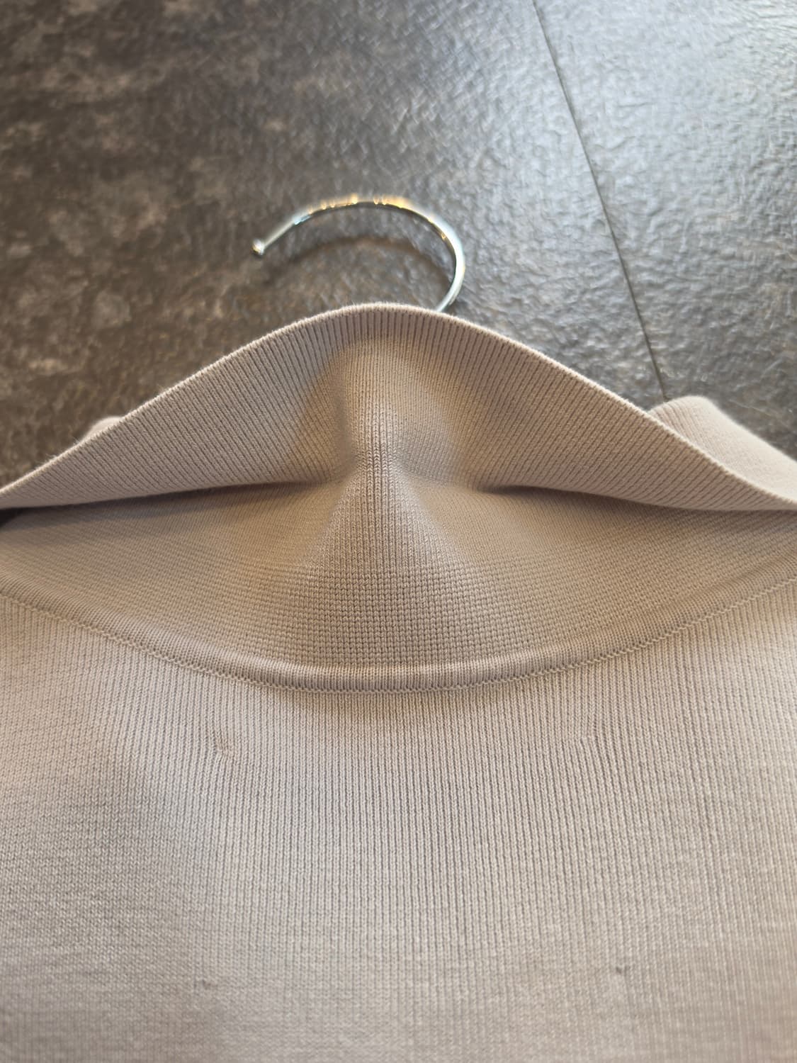 #포터리 실버그레이 컴포트 하프 니트 105 상품이미지6