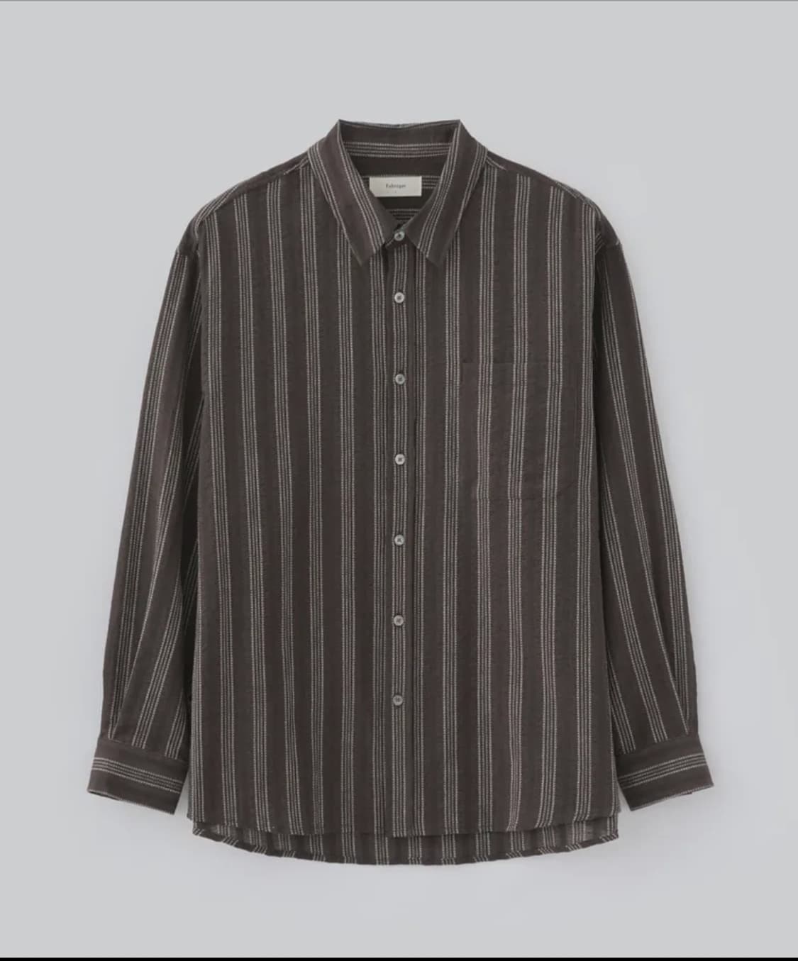 파브레가 히노키 스트라이프 셔츠 상품이미지1