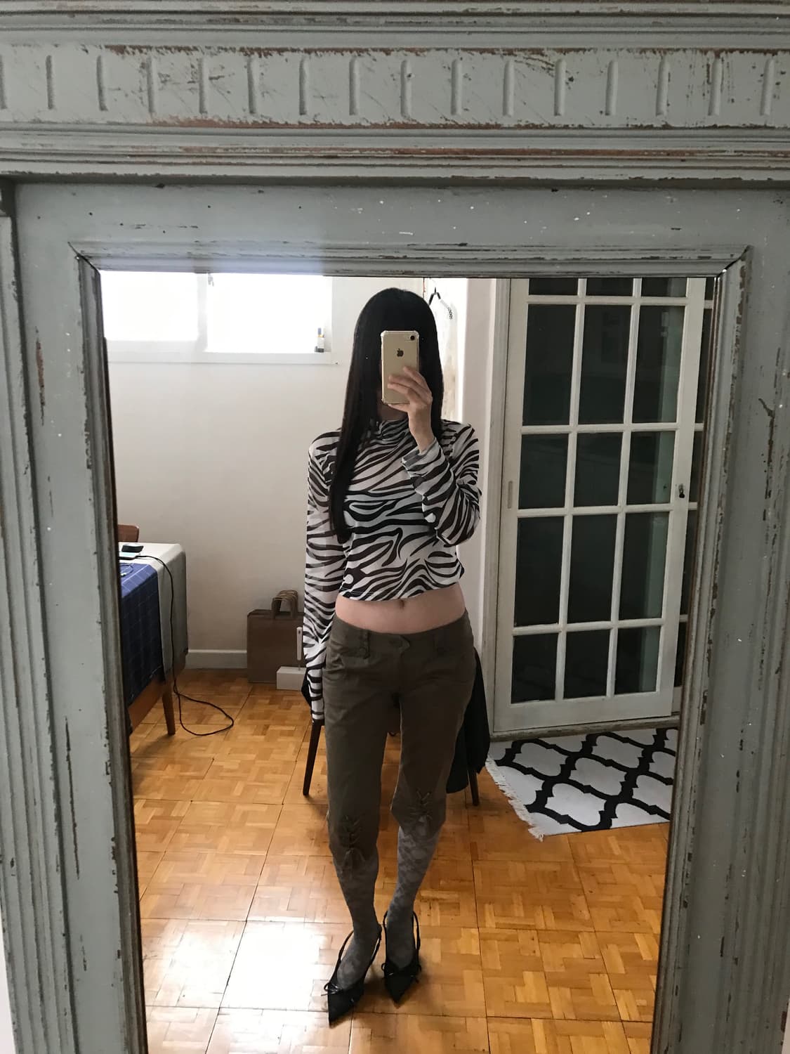 vintage lace up pants (28inch) 상품이미지4