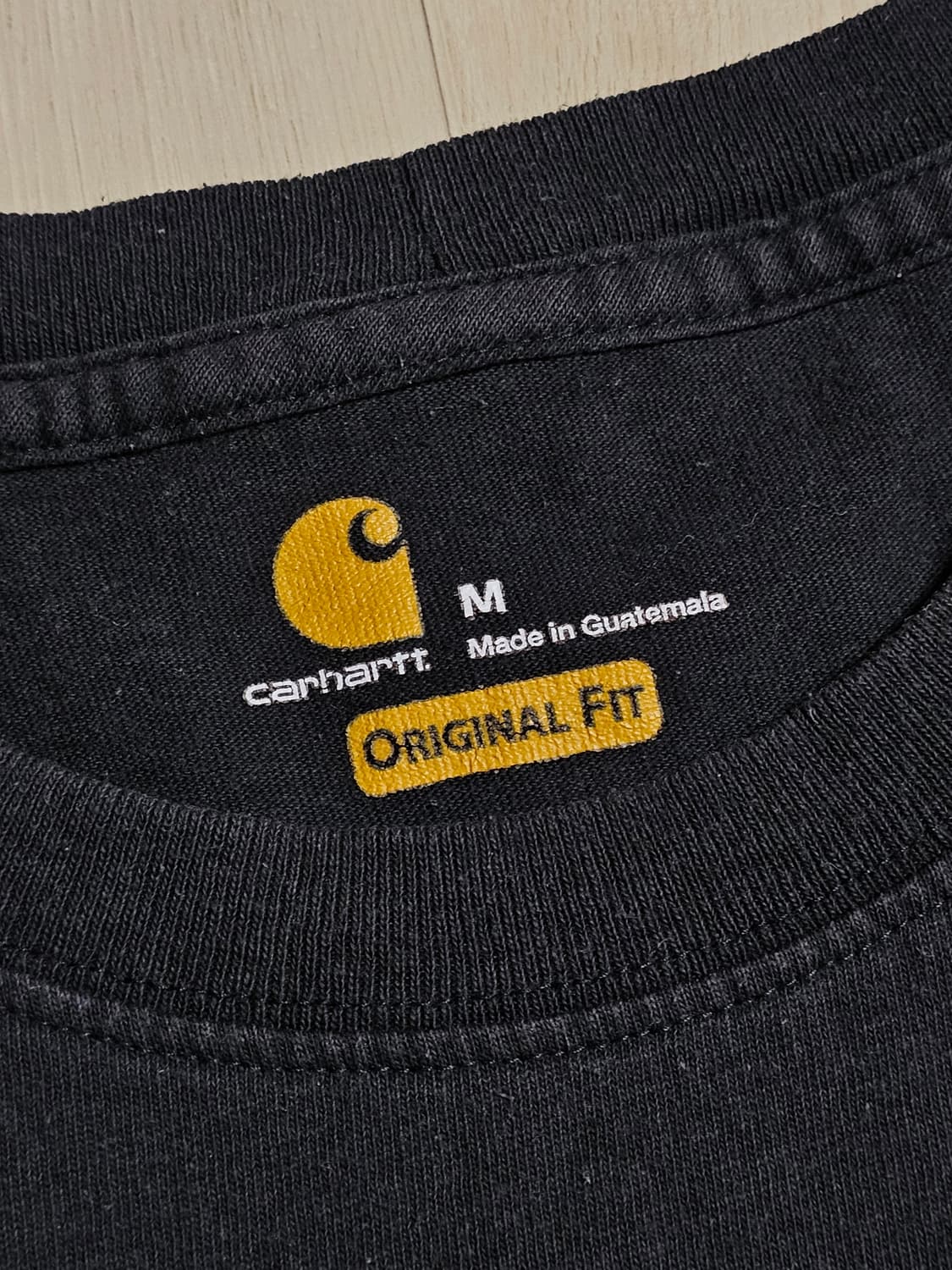칼하트 블랙 포켓 반팔 티셔츠 M 상품이미지4