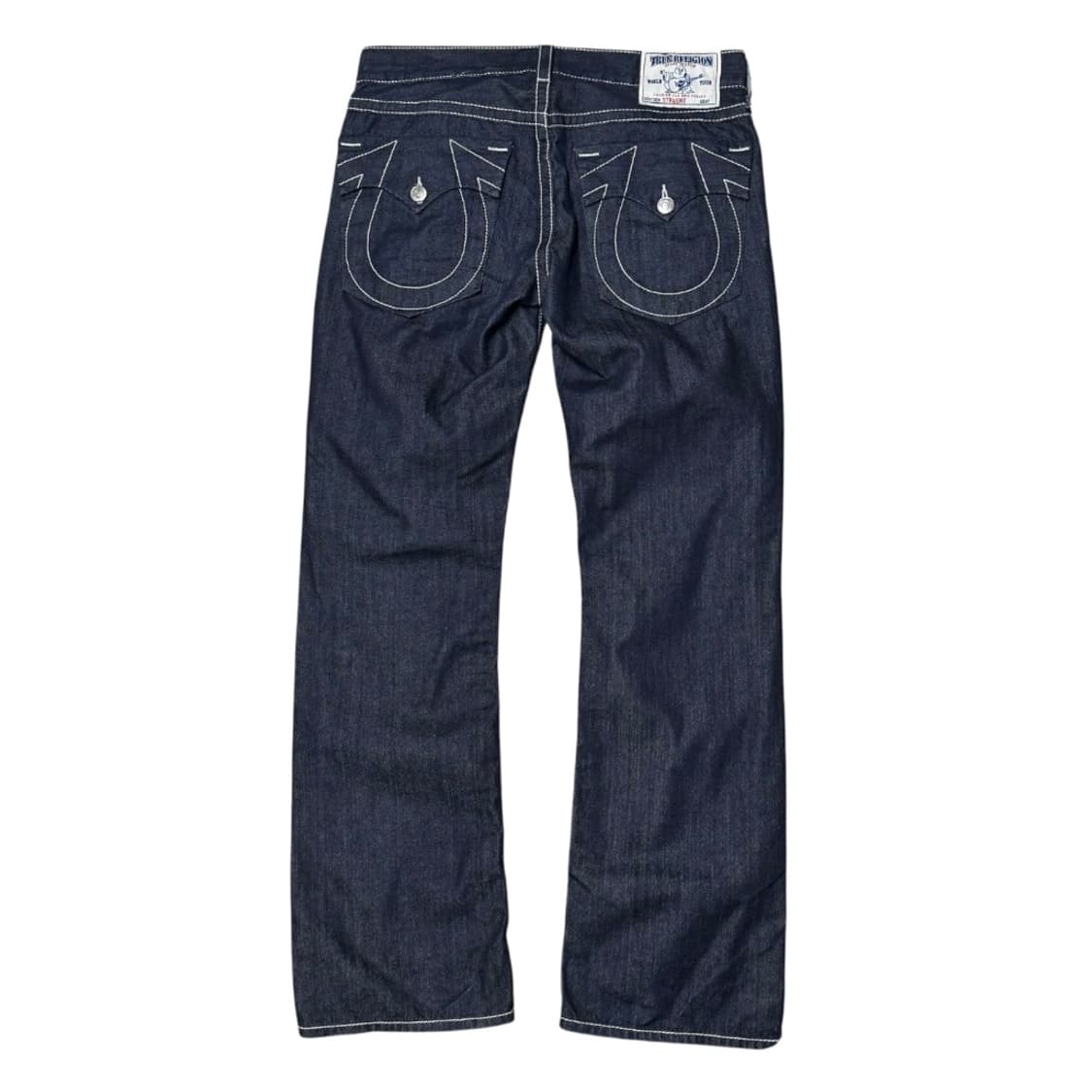 트루릴리전 월드투어 빅로고 스티치 플레어 스트레이트 데님 팬츠 상품이미지5