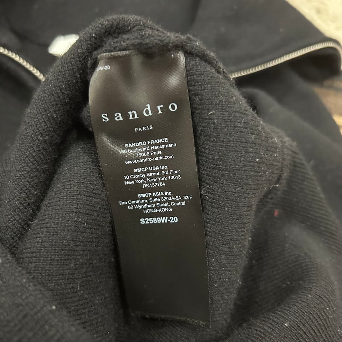 산드로 하프집업 니트 상품이미지4