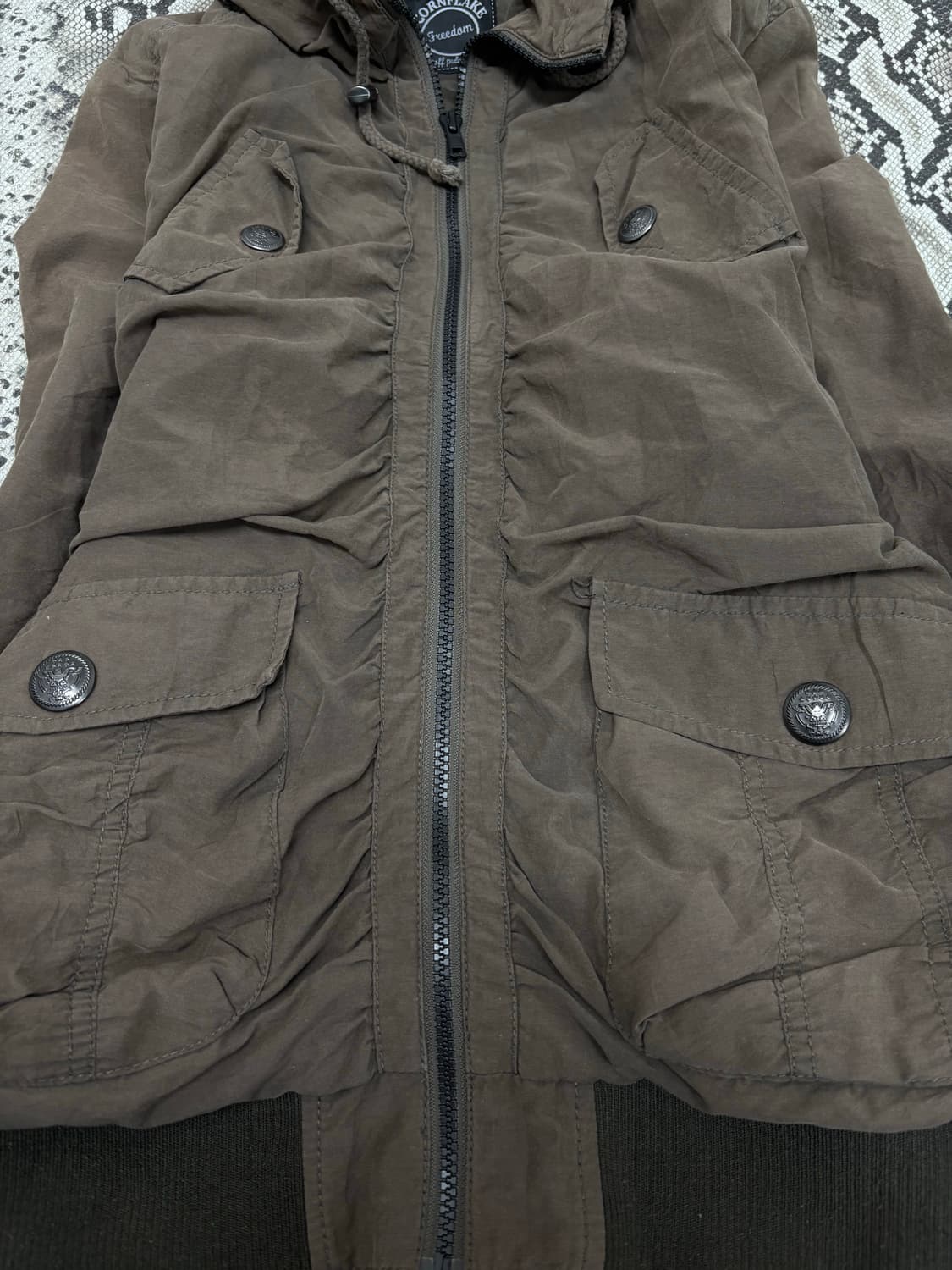 [CORNFLAKE]Bono-Hoodie Shirring Grunge J 상품이미지7