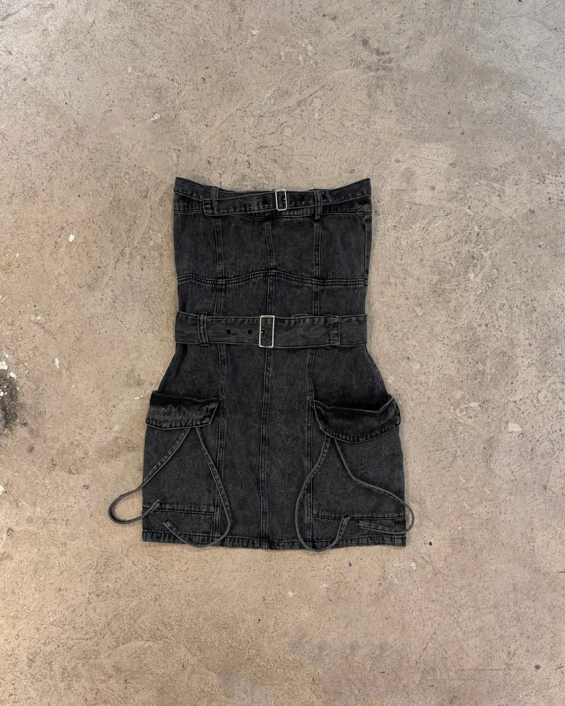 GRL 데님 탑 원피스 상품이미지2