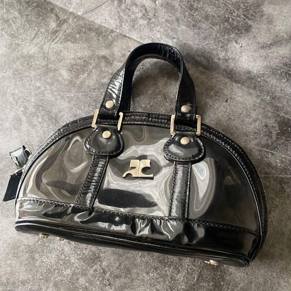 빈티지 꾸레쥬 토트 볼링백 (극희귀) 상품이미지1