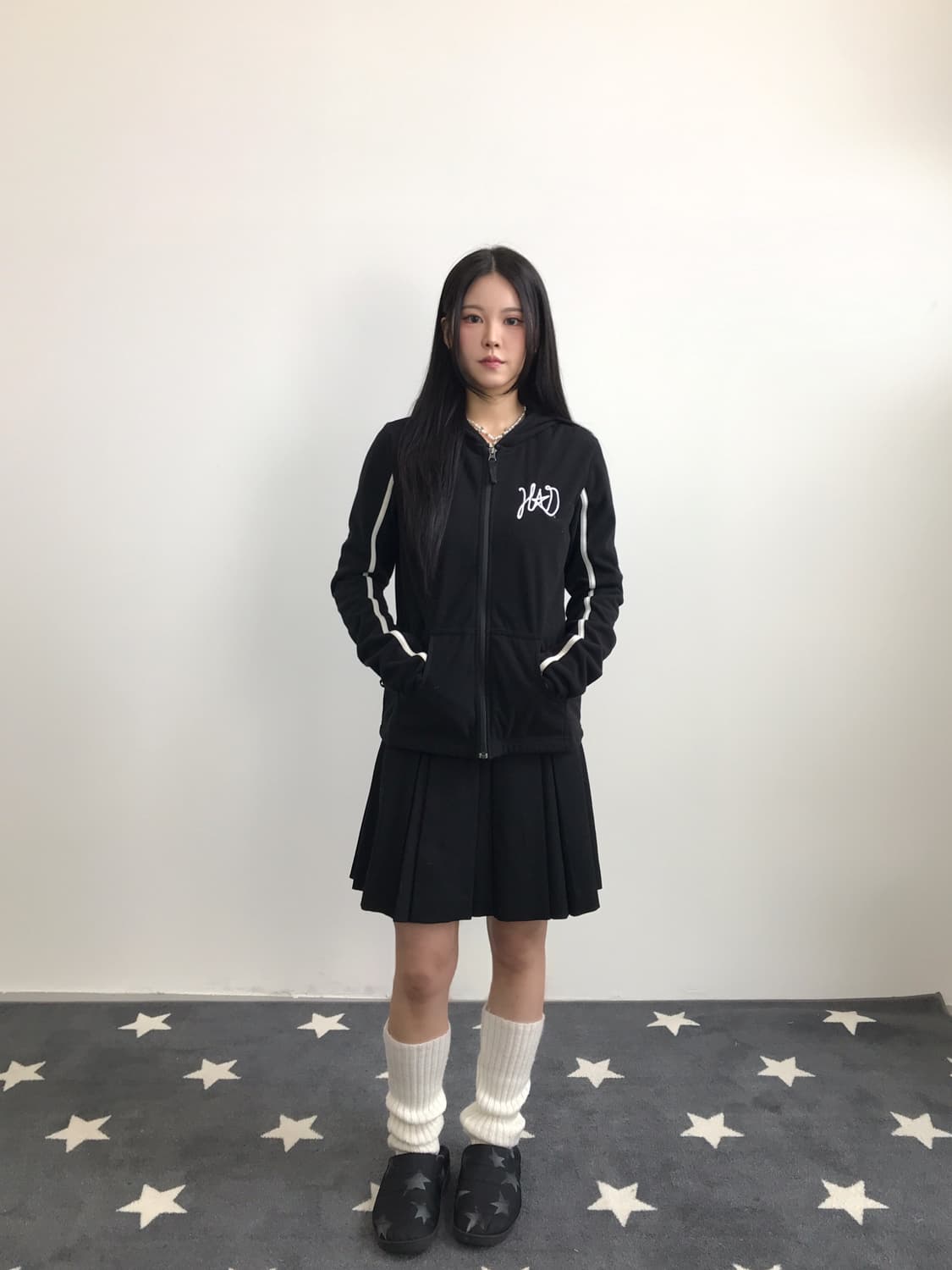 'Harley-Davidson' Black Fleece Zip-Up 상품이미지2