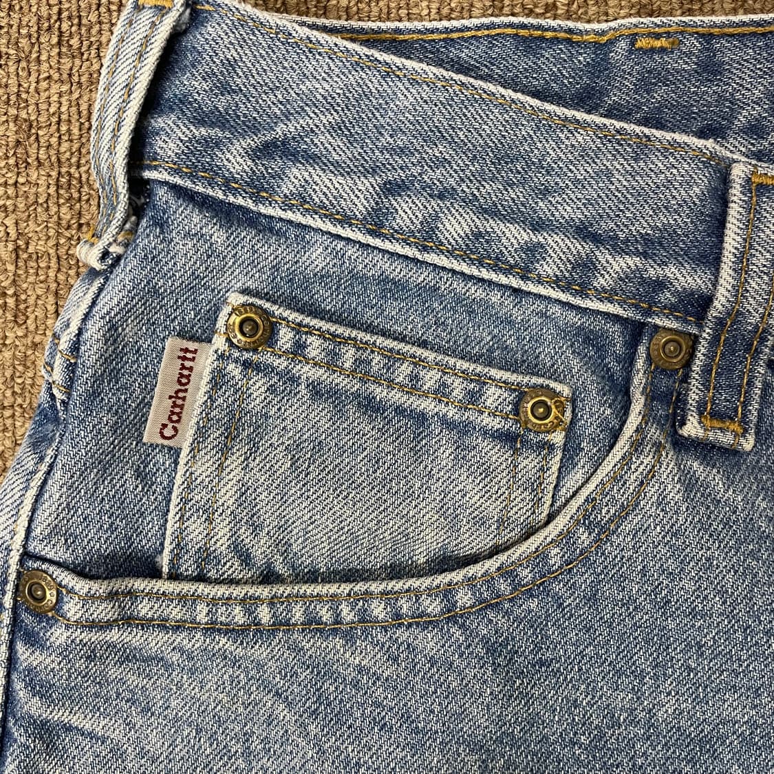  (40) Carhartt 칼하트 컷오프 데님 반바지  상품이미지2