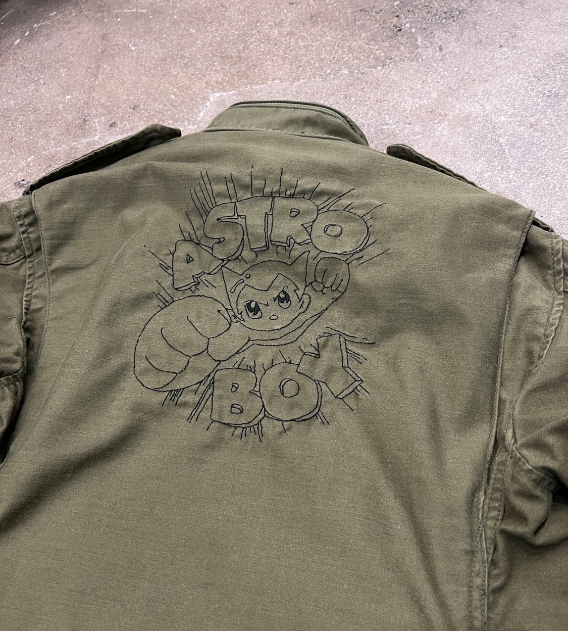 80’s M-65 필드자켓(자수 커스텀) 상품이미지1