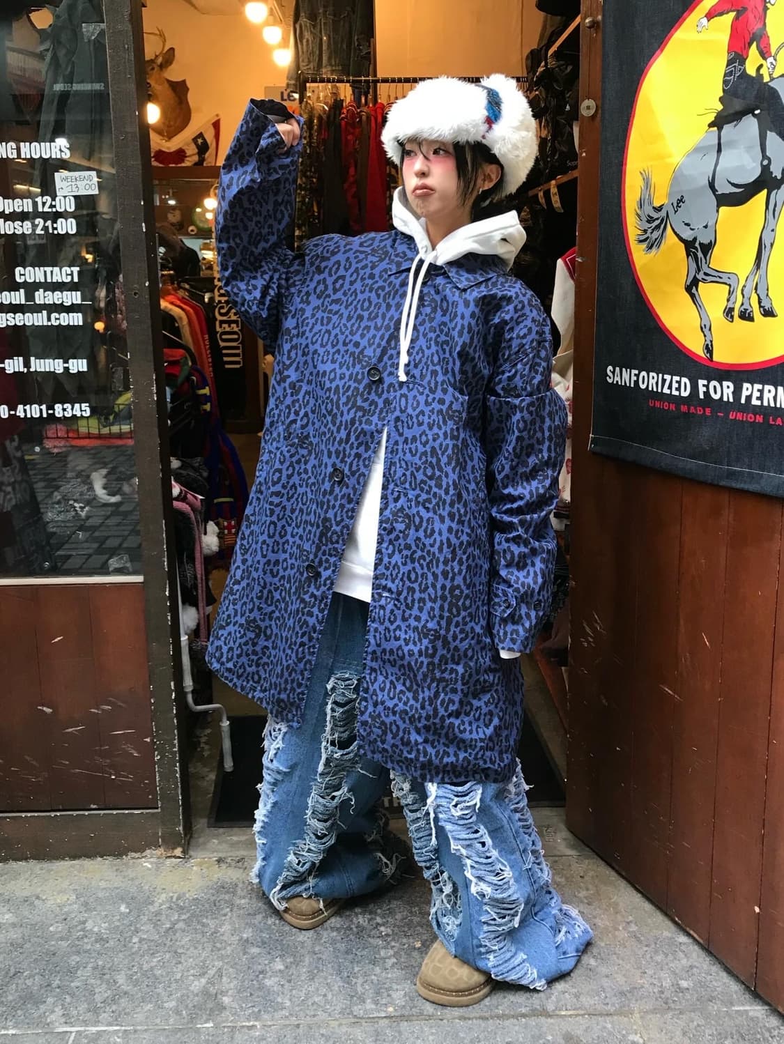 Supreme x Hysteric Glamour Leopard Tren 상품이미지2