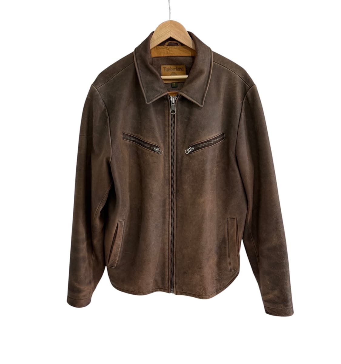 팀버랜드 90‘s 카우하이드 레더 자켓 상품이미지1
