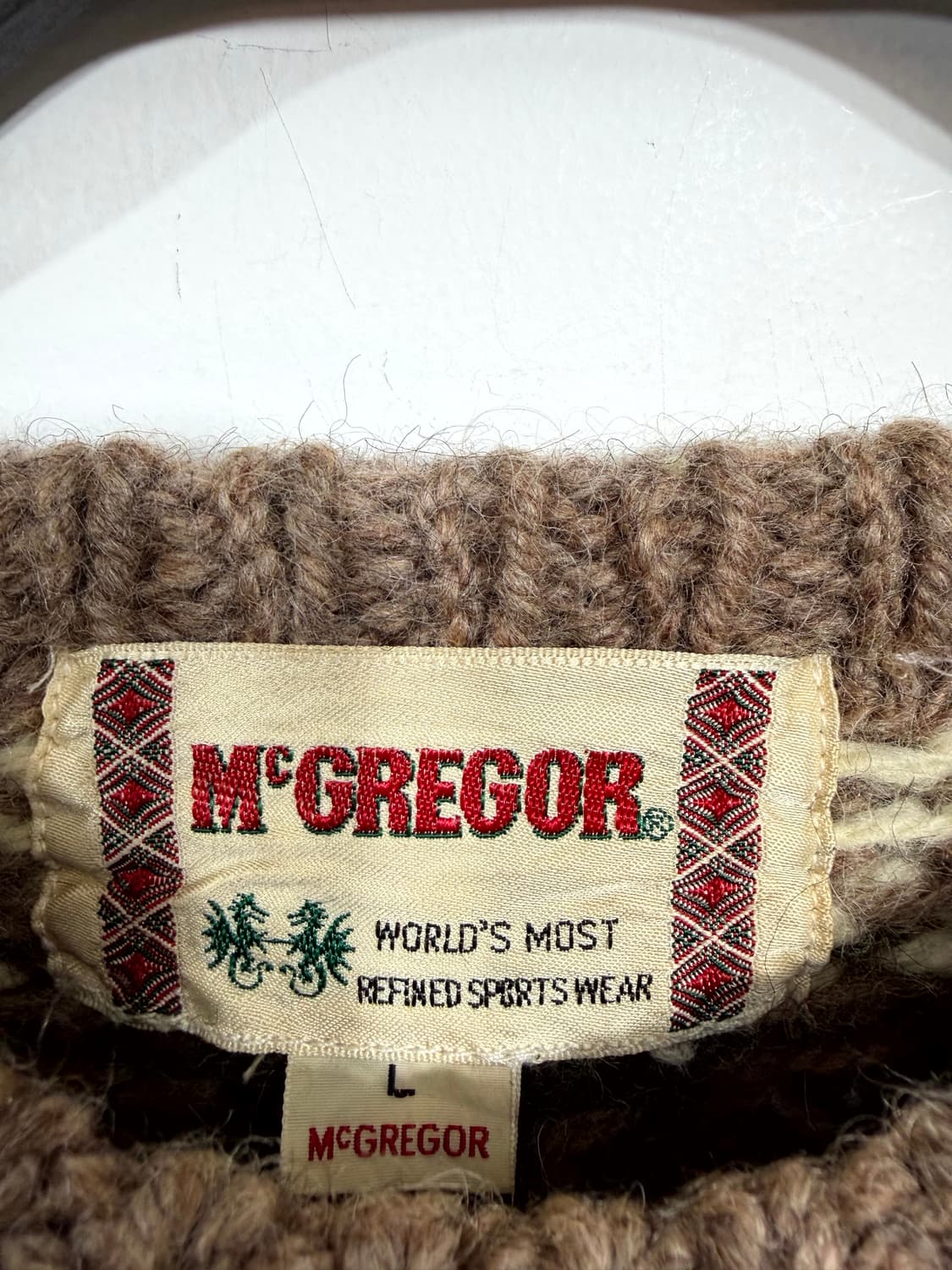 70's McGregor 헤비 울 니트 상품이미지5