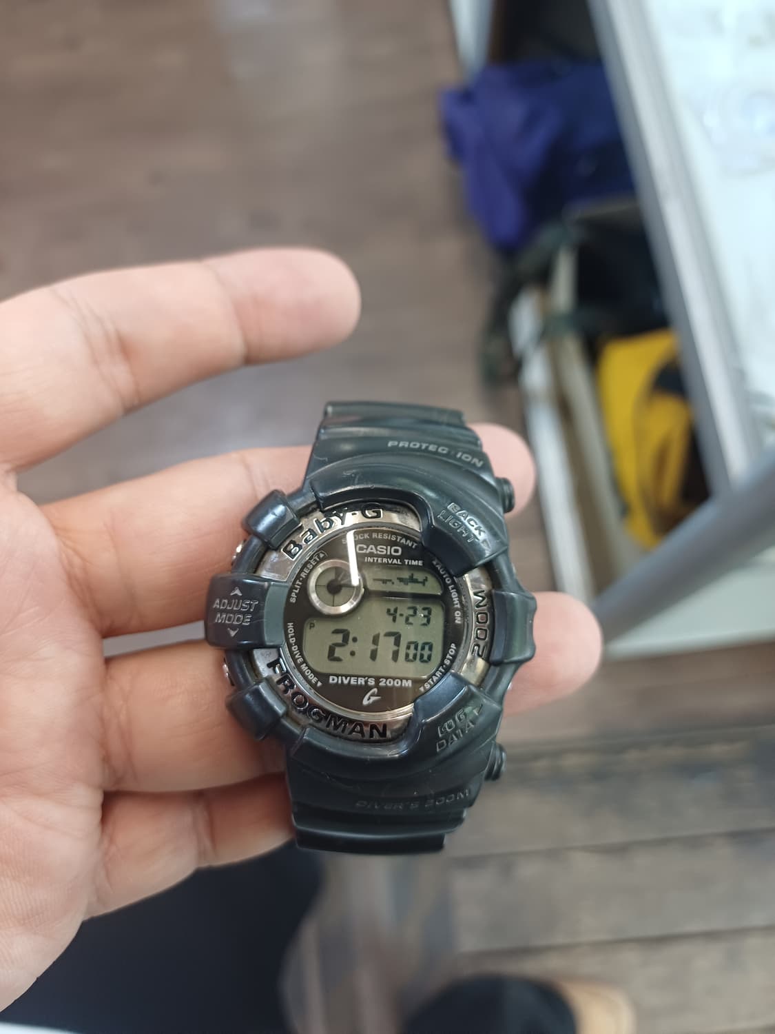 카시오 빈티지 지샥 베이지지 baby-G 프로그맨 전자시계 상품이미지1