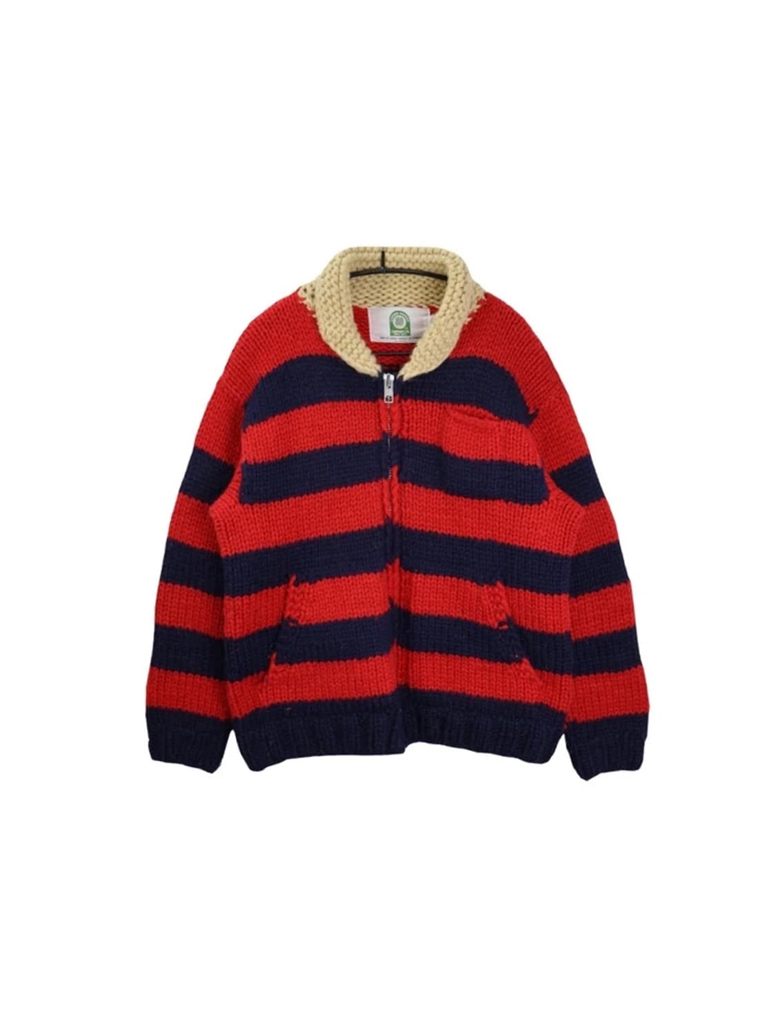 Canadian Sweater co Hand Knit Wool Zipup 상품이미지3