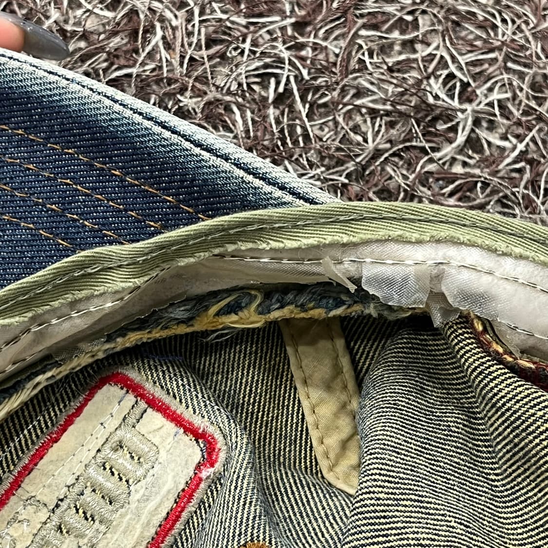 루돌프 발렌티노 데님 볼캡 상품이미지6