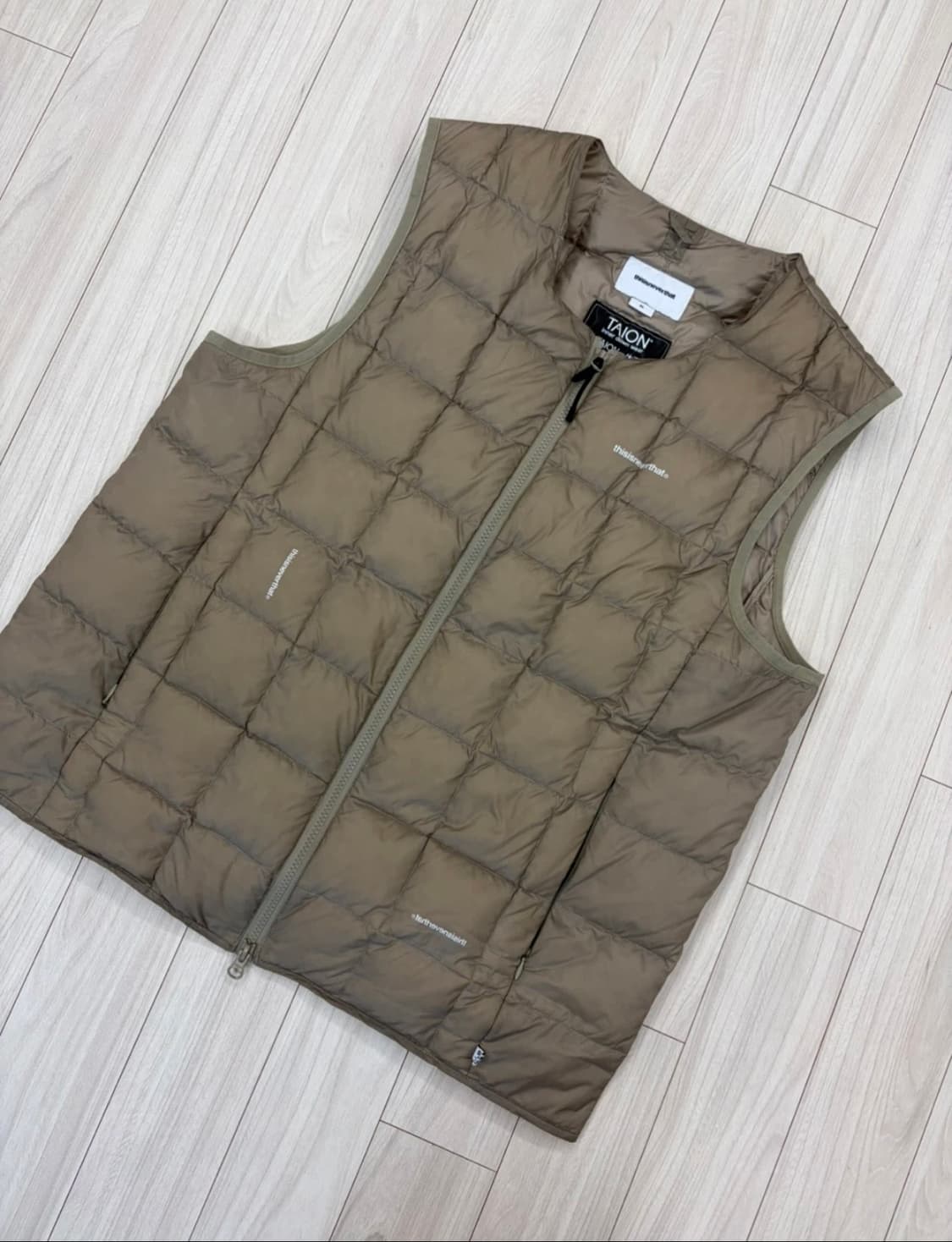 타이온 TAION x thisisneverthat 패딩 조끼 XL 상품이미지1