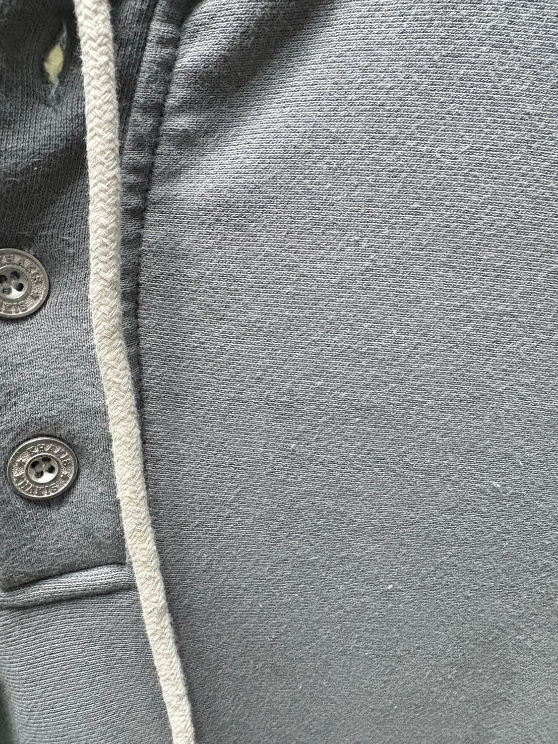 카키스 하프 버튼 후드티 상품이미지4