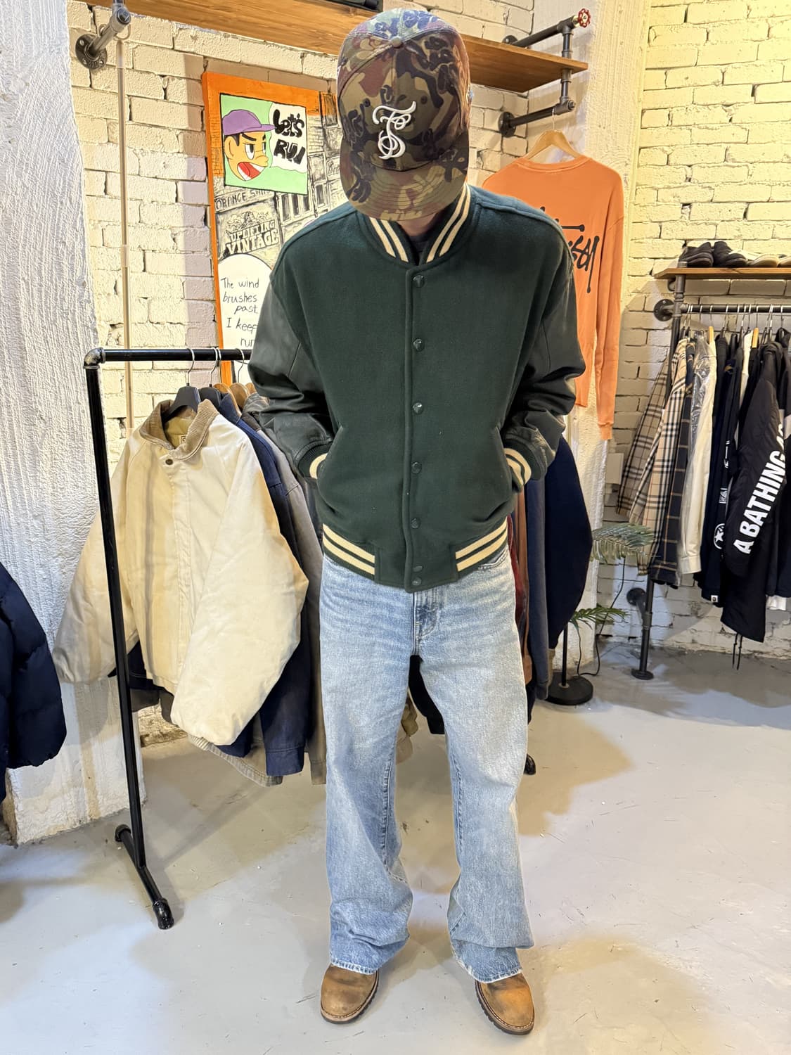 1990s ixiz 바시티 자켓  상품이미지3