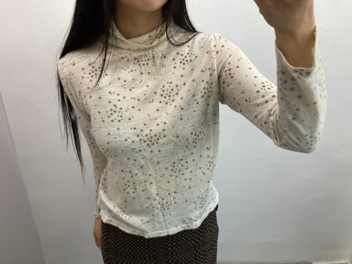 도트 레이어드 폴라티  상품이미지1