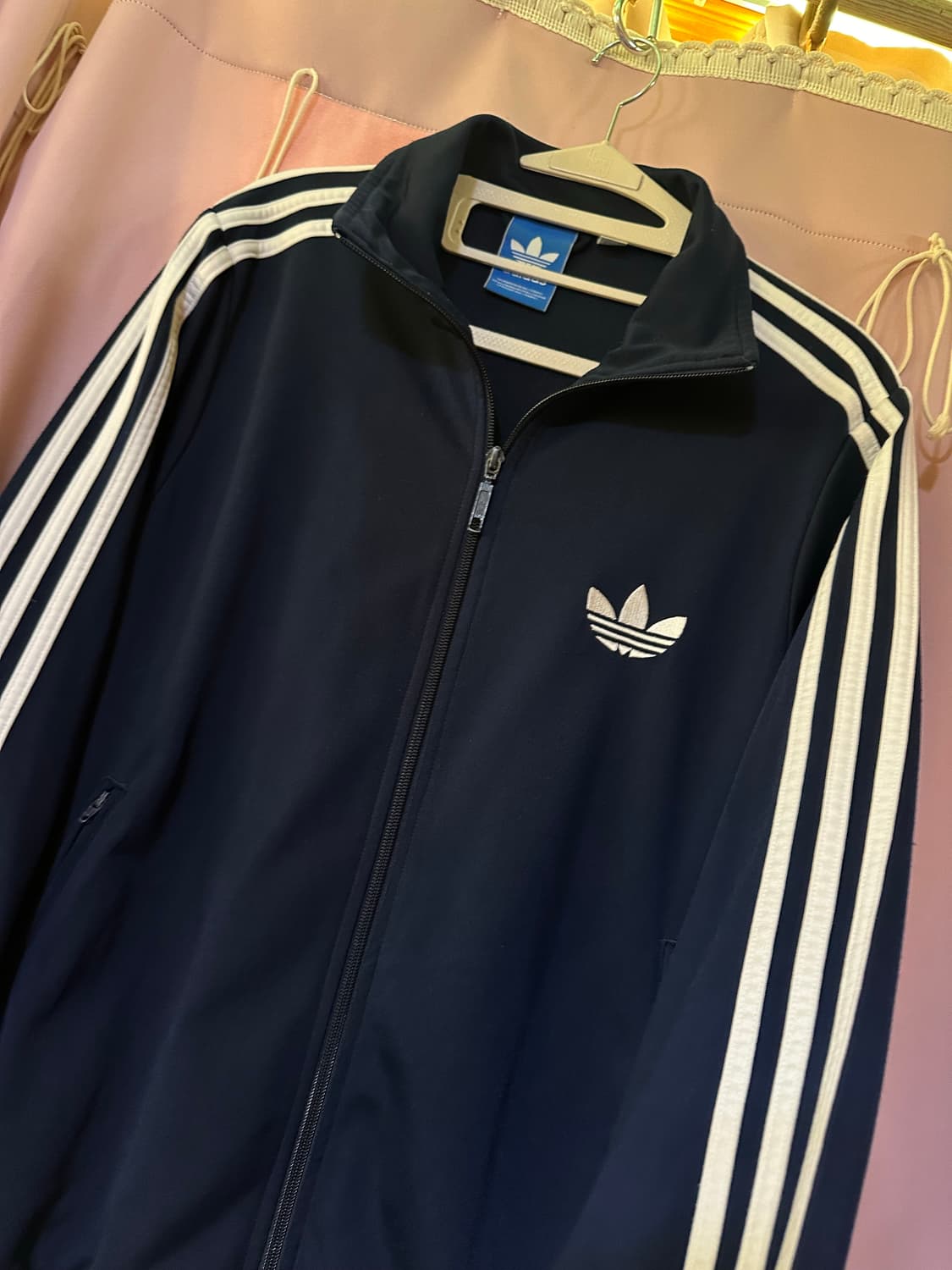 아디다스져지 아디다스 파이어버드 네이비 불꽃져지 트랙탑 엠사이즈 상품이미지2