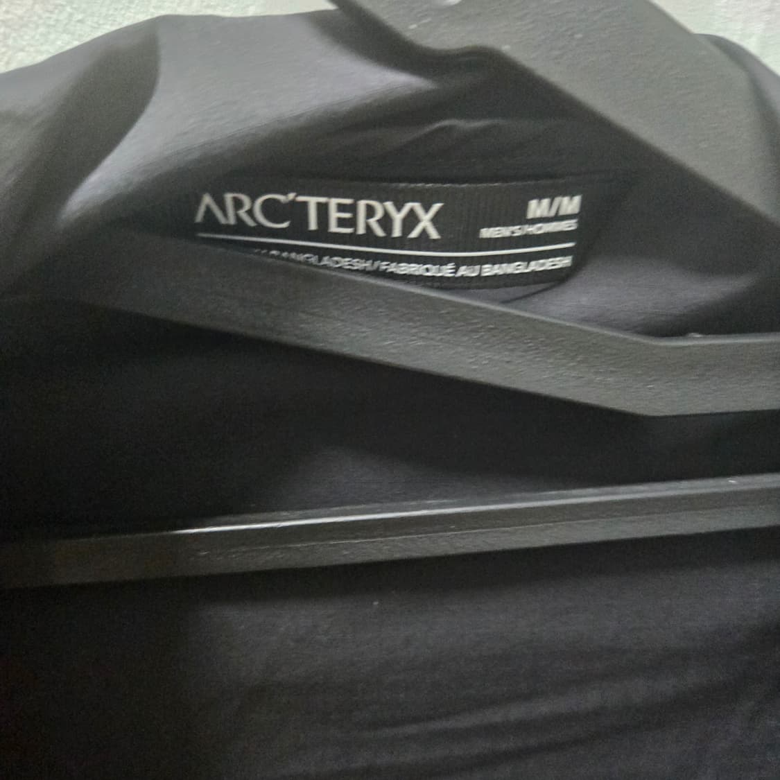 [KREAM정품/M] 아크테릭스 스쿼미시 후디 블랙 (풀구성) 상품이미지4