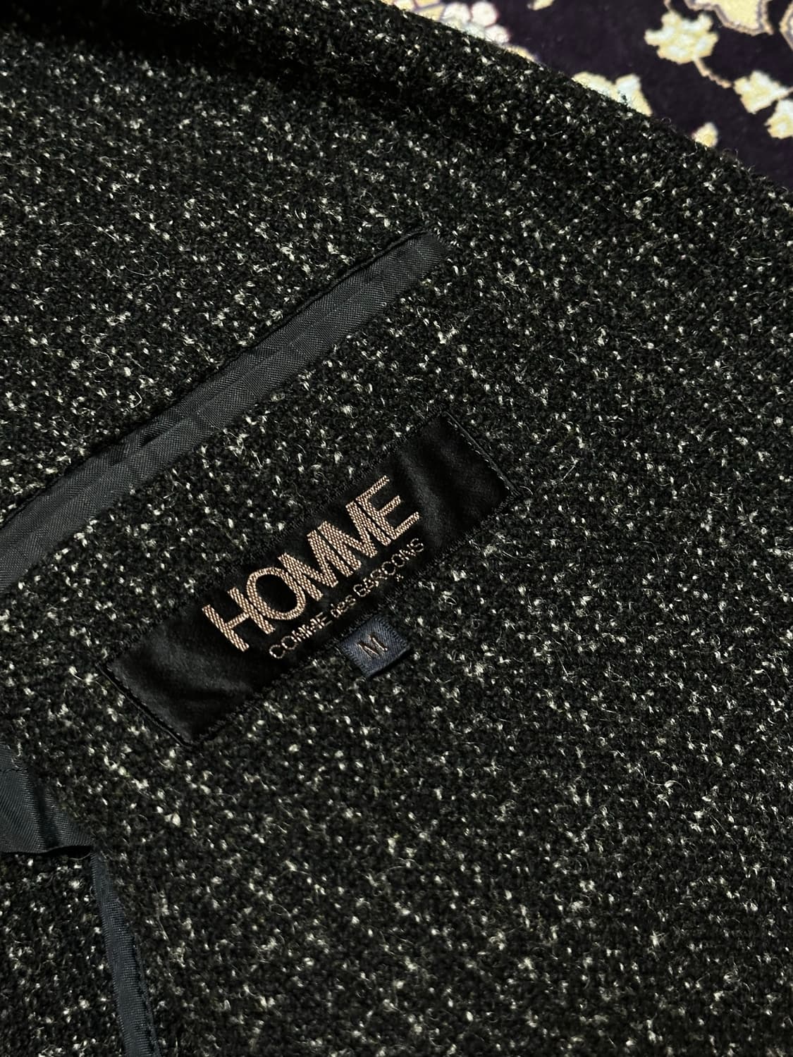 꼼데가르송 옴므 트위드 아카이브 울 블레이저 상품이미지2