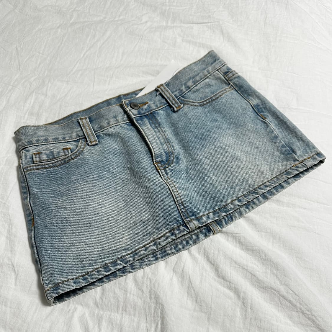 [새상품] 브랜디멜빌 말리아 데님 미니 스커트 상품이미지4