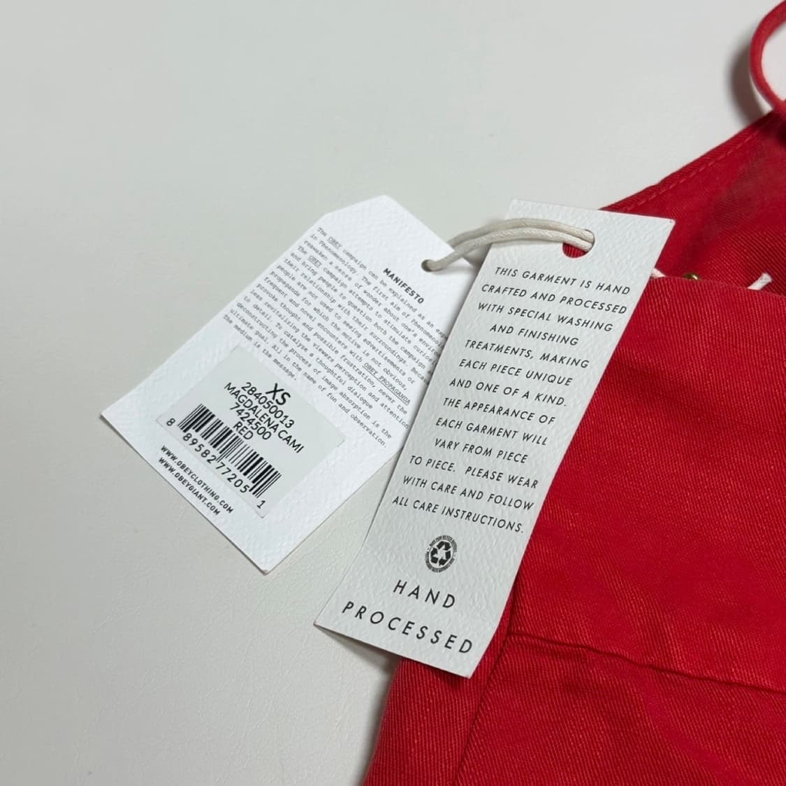 obey 로즈 끈 나시 상품이미지3