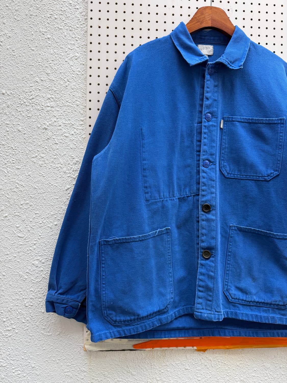 WASHED OLD VINTAGE LMA FRENCH 프렌치워크자켓 상품이미지3