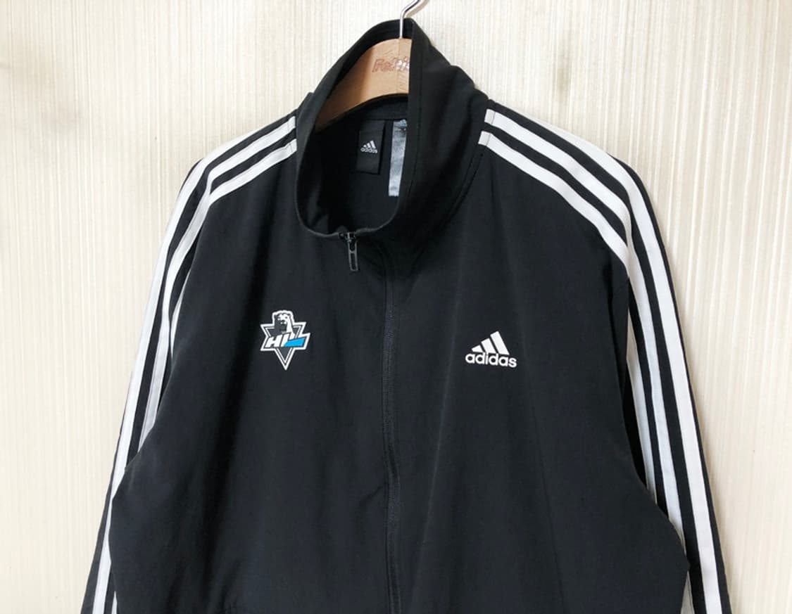 아디다스 안양한라 아이스하키단 선수실착 삼선 블록코어자켓 2XL(110) 상품이미지6
