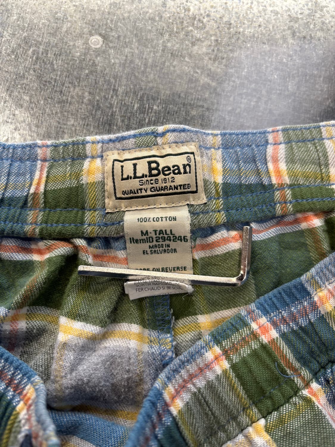 엘엘빈 Ll bean 빈티지 체크 팬츠 상품이미지3
