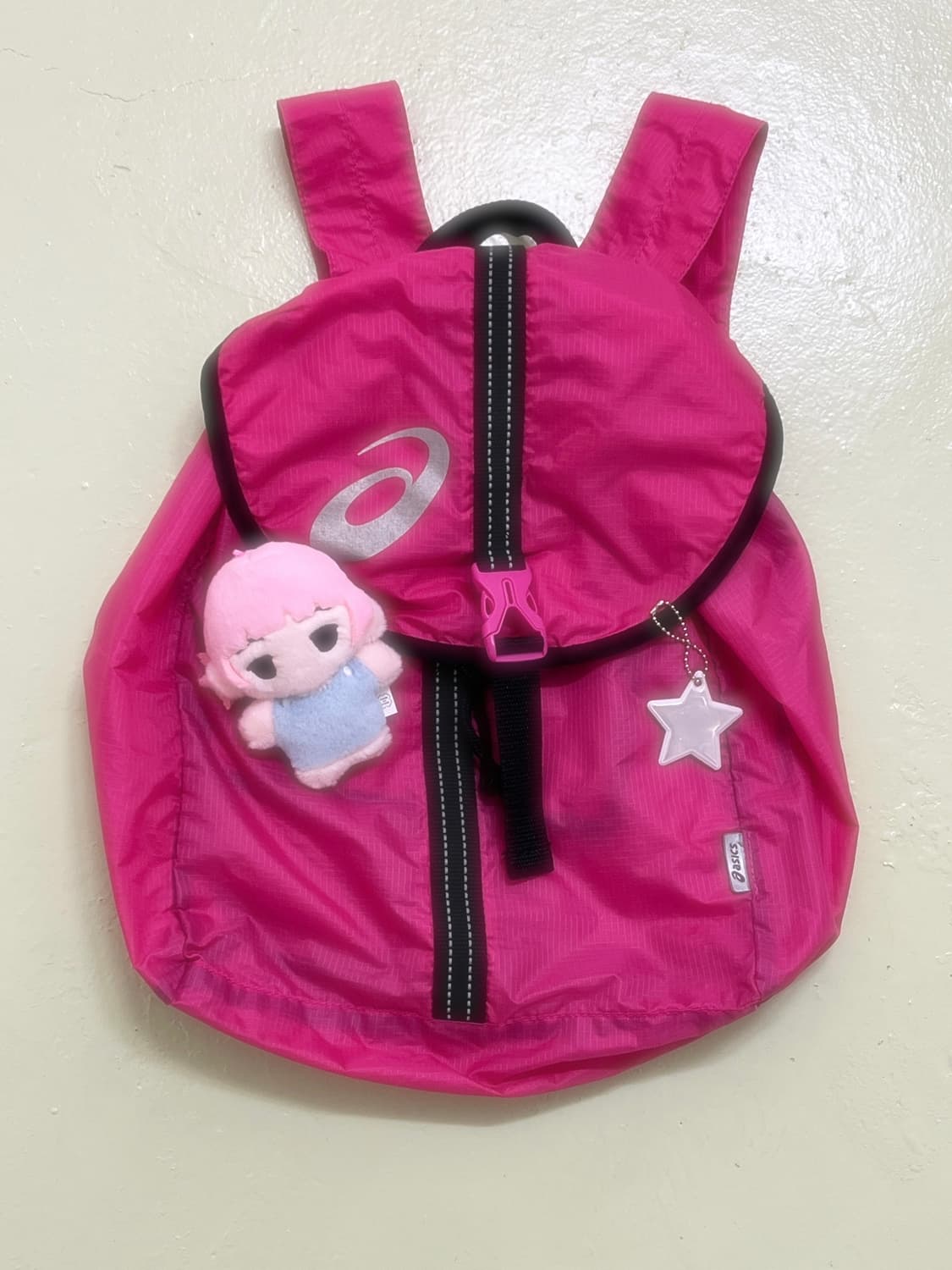 아식스 핫핑크 경량 백팩 🍥 상품이미지2