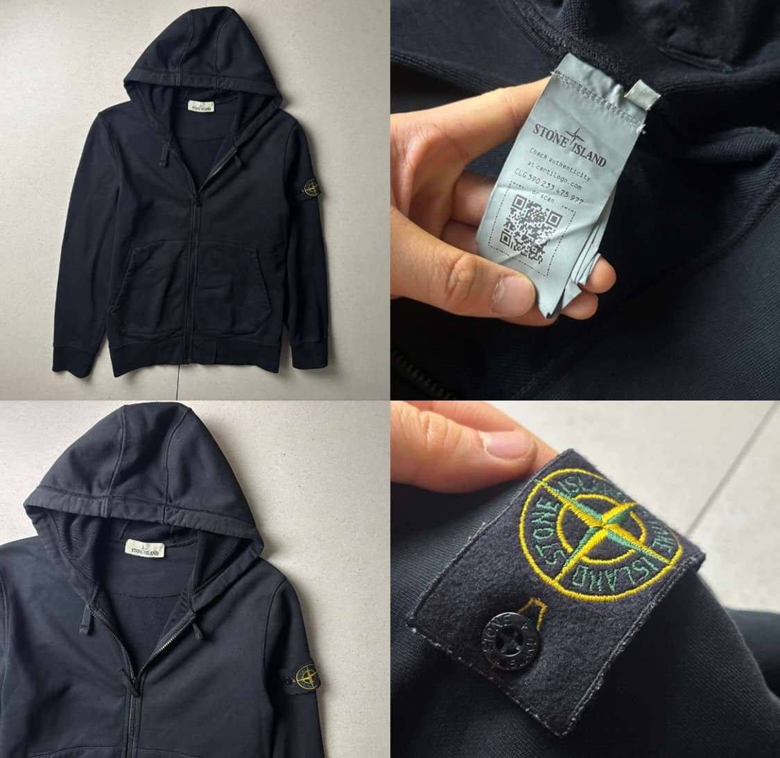 스톤아일랜드 후드집업 상품이미지2