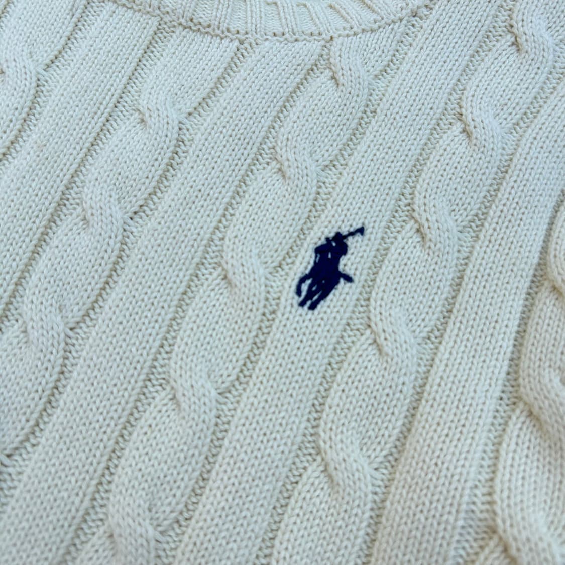 폴로(POLO RalphLauren)아이보리 케이블 니트 상품이미지4