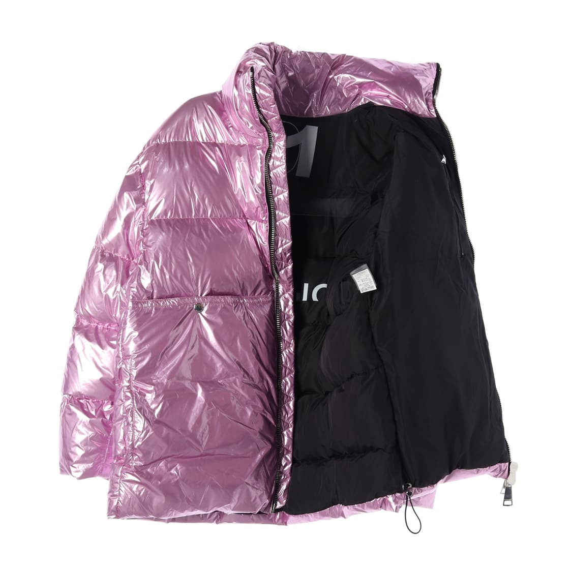 크리스조이 구스다운 핑크 하프 패딩 다운 자켓 재킷
 상품이미지2