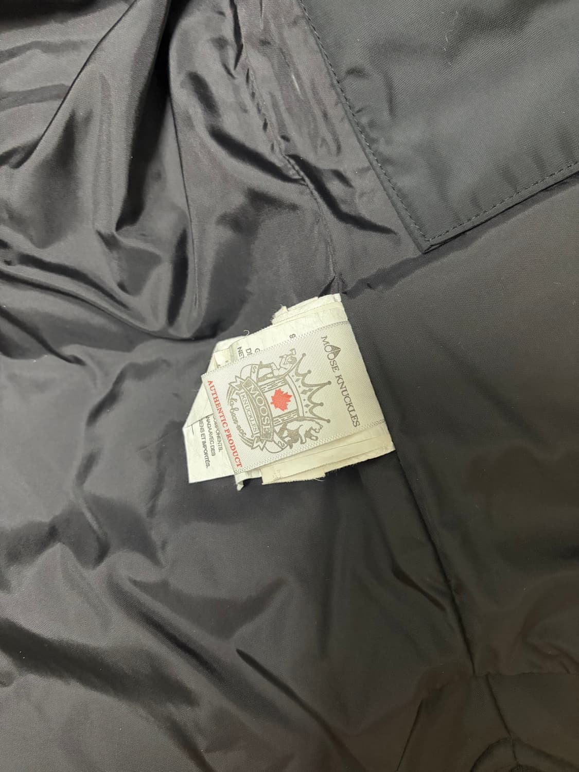 무스너클 오닉스 양기유 자켓 퍼 블랙 패딩 상품이미지4