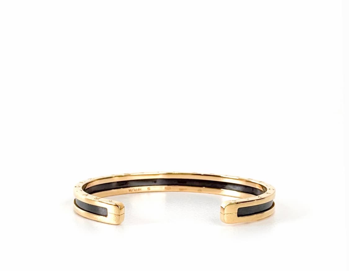 [S] BVLGARI 불가리 비제로원 뱅글 오픈 로고 브레이슬릿 팔찌 상품이미지3